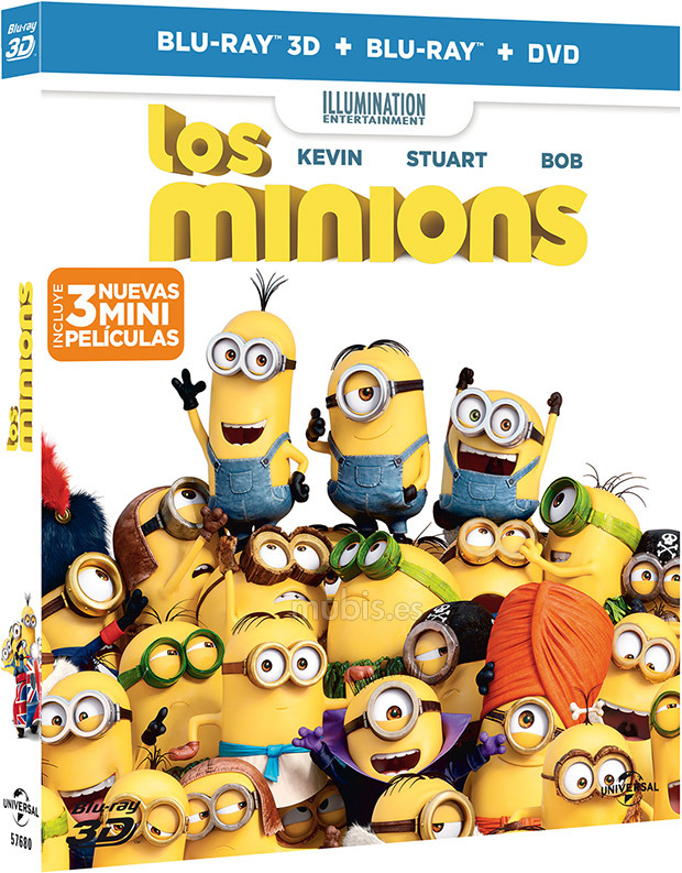 Más información de Los Minions en Blu-ray