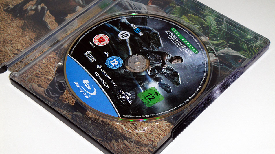 Fotografías del Steelbook de Jurassic World en Blu-ray 11