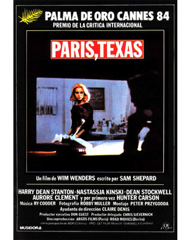 París, Texas y Cielo sobre Berlín de Win Wenders pronto en Blu-ray