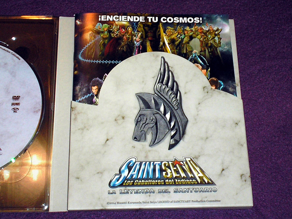 Fotografías de la edición limitada de Los Caballeros del Zodiaco: La Leyenda del Santuario en Blu-ray 17