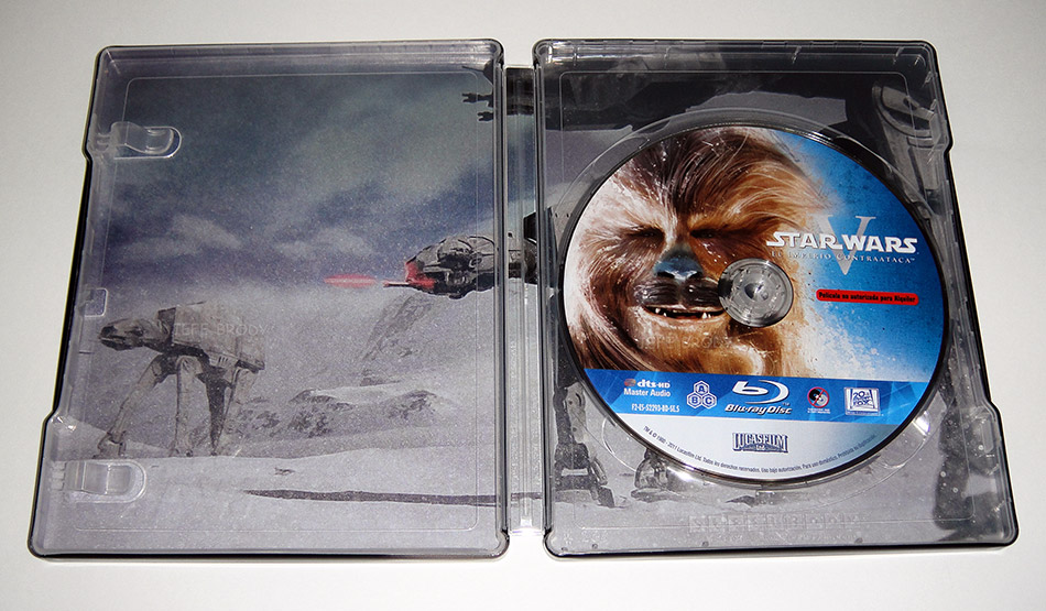 Fotografías del Steelbook de Star Wars Episodio V: El Imperio Contraataca en Blu-ray 9