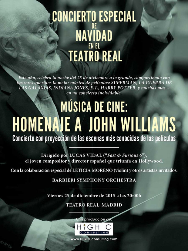 Concierto homenaje a John Williams dirigido por Lucas Vidal 2