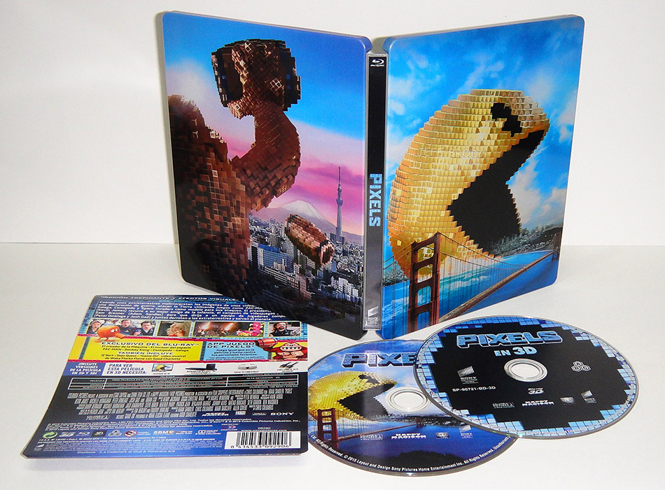 Fotografías del Steelbook de Pixels en Blu-ray 13