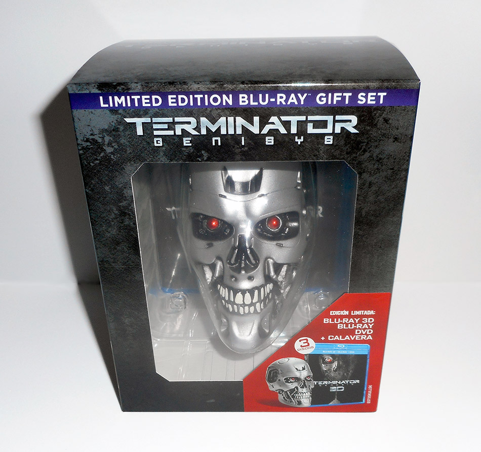 Fotografías de la edición Calavera de Terminator: Génesis en Blu-ray