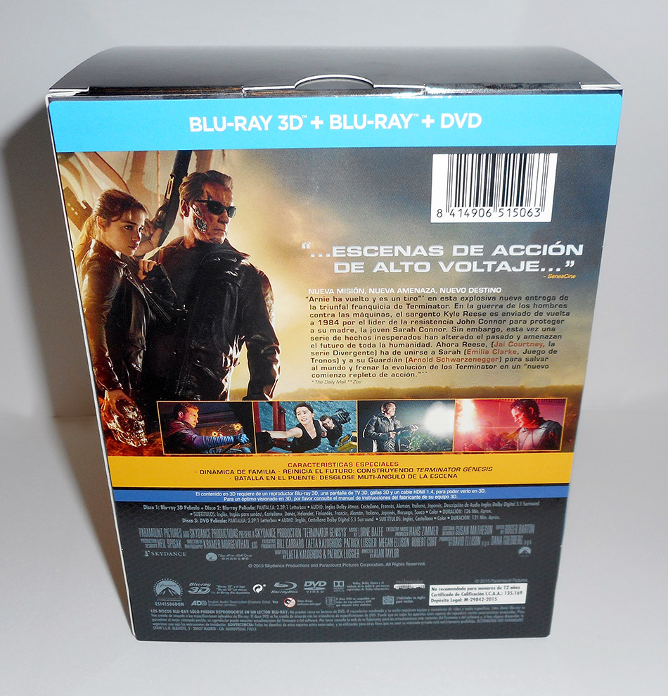 Fotografías de la edición Calavera de Terminator: Génesis en Blu-ray 4