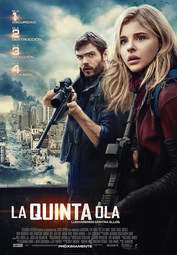 Póster español de Tráiler de La Quinta Ola con Chloë Grace Moretz