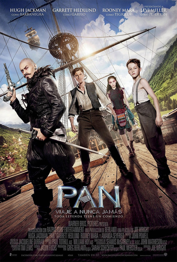Anuncio oficial del Blu-ray 3D de Pan (Viaje a Nunca Jamás) 1
