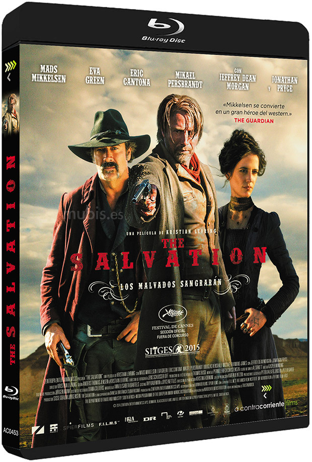 Carátula completa del Blu-ray de The Salvation 1