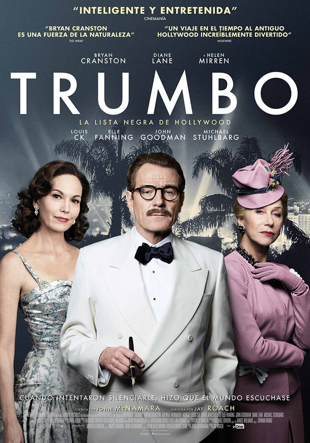 Tráiler y cartel del biopic Trumbo con Bryan Cranston 2