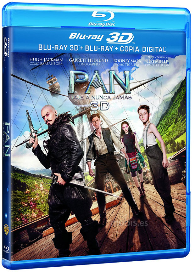 Detalles del Blu-ray de Pan (Viaje a Nunca Jamás)