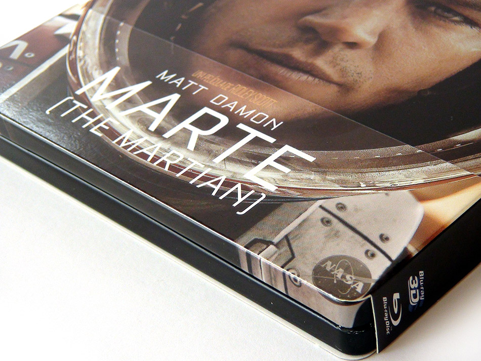 Fotografías del Steelbook de Marte (The Martian) en Blu-ray