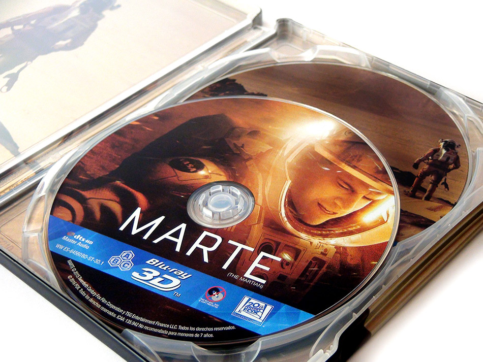 Fotografías del Steelbook de Marte (The Martian) en Blu-ray 9