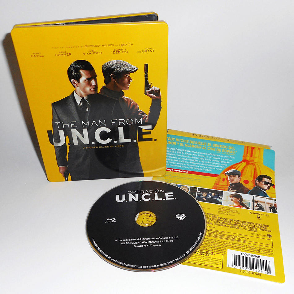 Fotografías del Steelbook de Operación U.N.C.L.E. 10