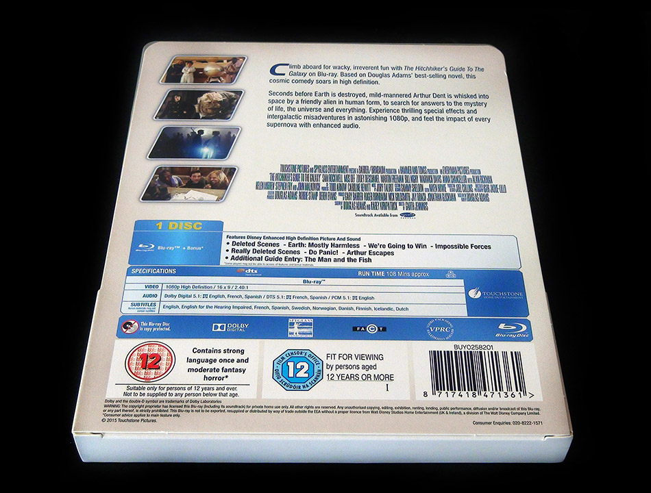 Fotografías del Steelbook de Guía del Autoestopista Galáctico en Blu-ray (UK) 4