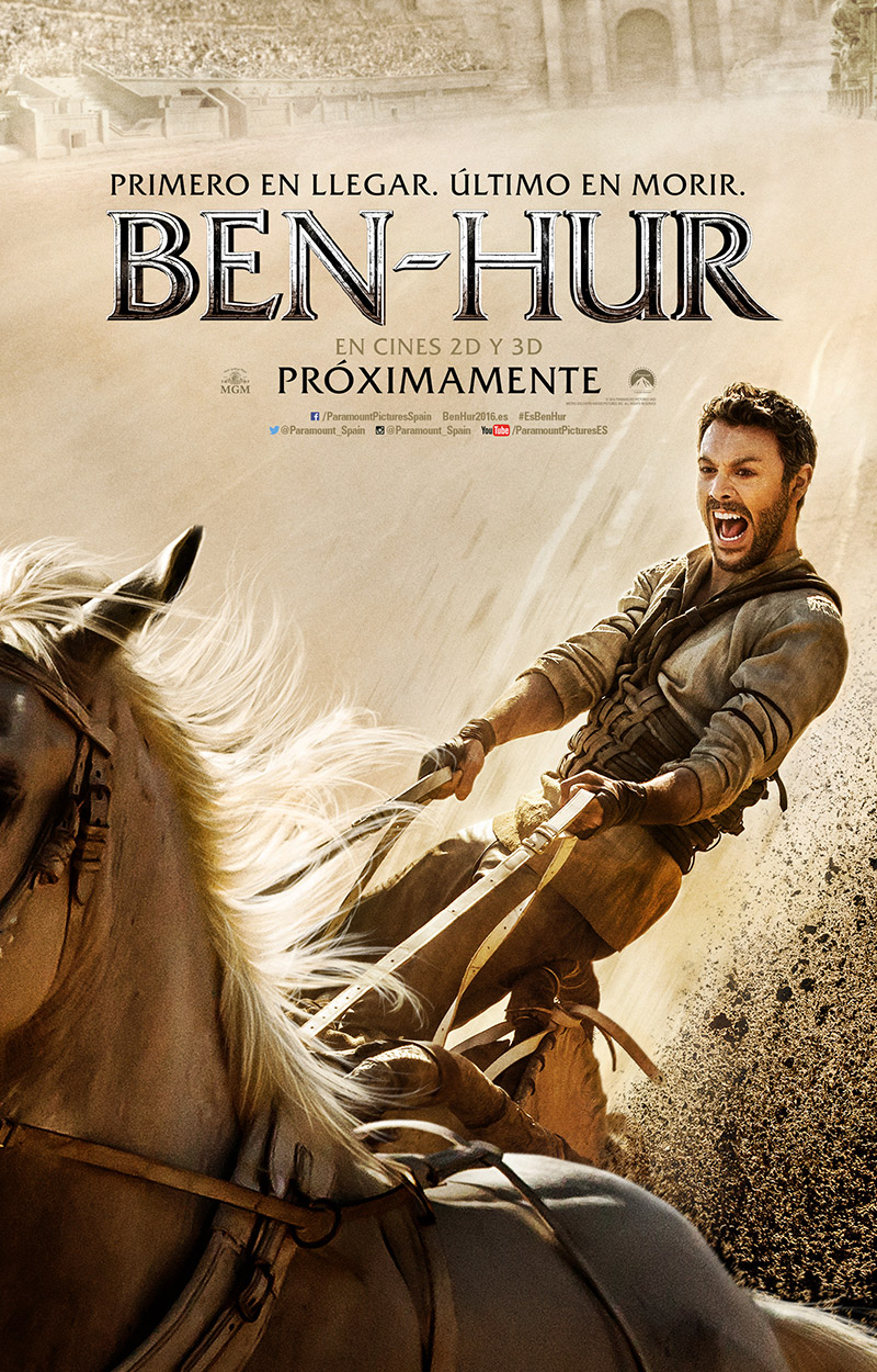 Primer tráiler y teaser póster del nuevo Ben-Hur