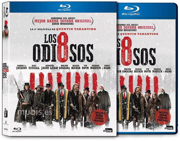 Edición exclusiva de Los Odiosos Ocho en Blu-ray con la Banda Sonora