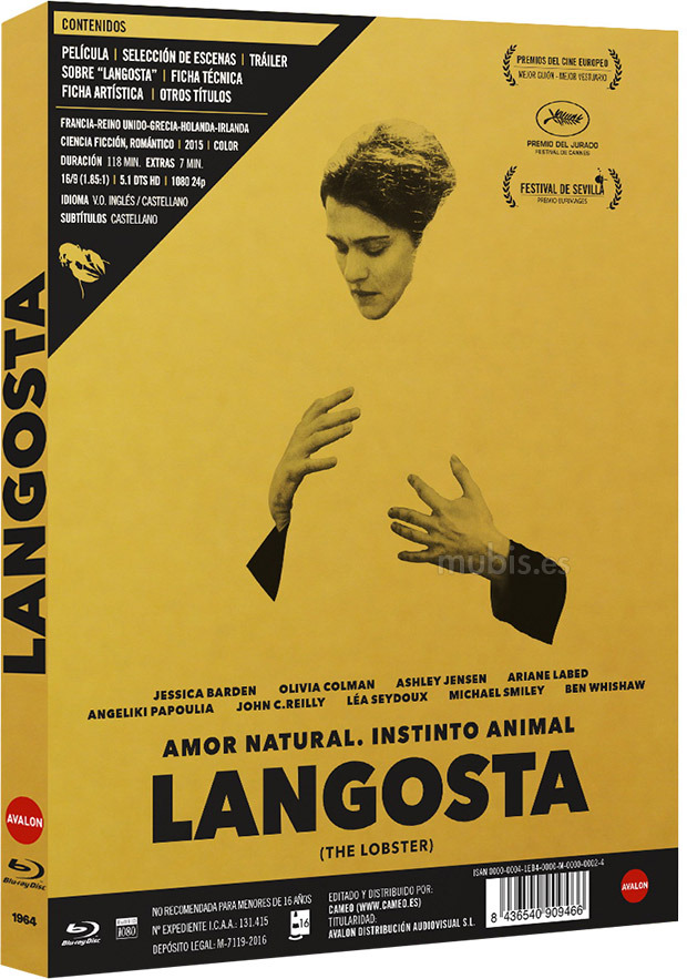 Datos de Langosta en Blu-ray 2