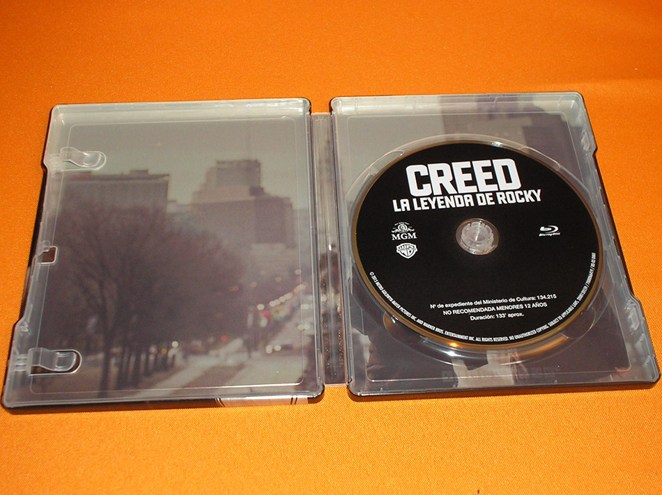 Fotografías del Steelbook de Creed. La Leyenda de Rocky en Blu-ray 9