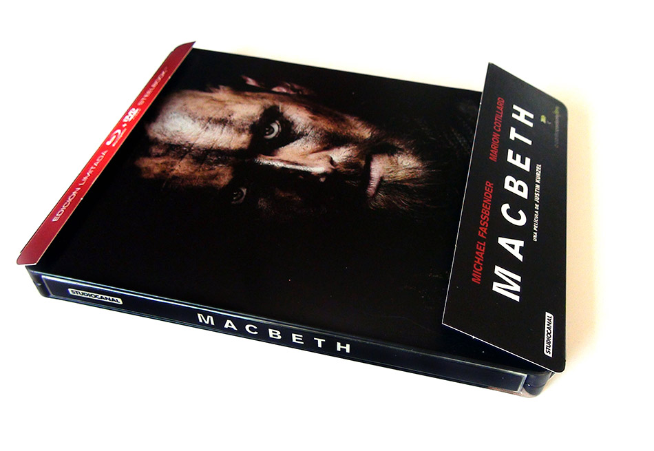 Fotografías del Steelbook de Macbeth en Blu-ray 1