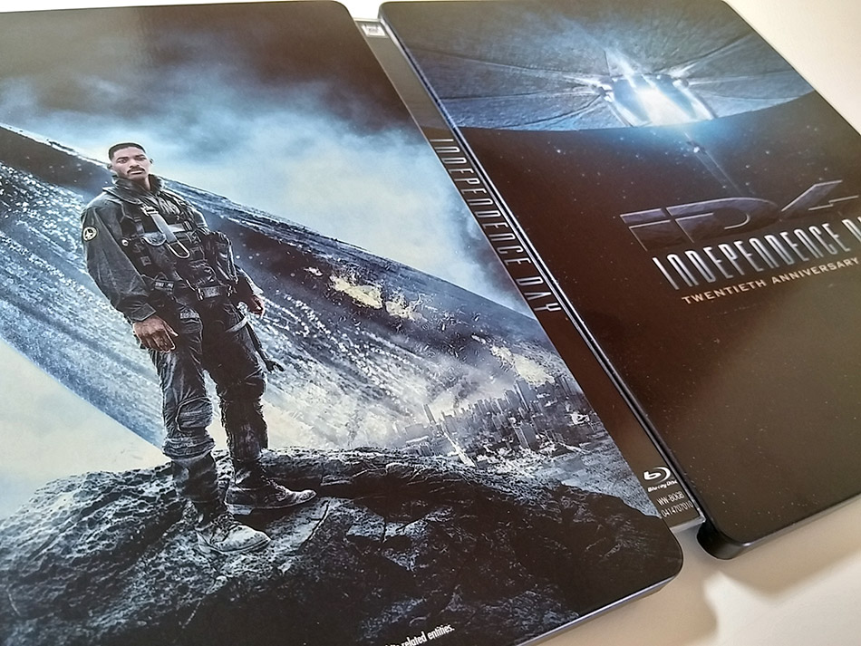 Fotografías del Steelbook de Independence Day 20º aniversario Blu-ray (UK) 9