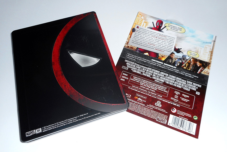 Fotografías del Steelbook de Deadpool en Blu-ray 5
