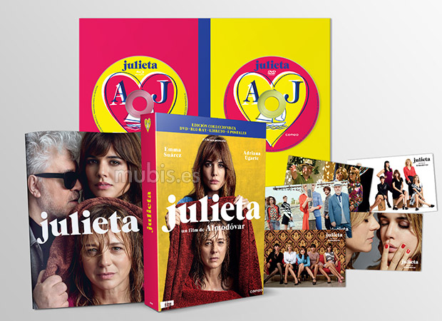 Diseño de la edición para coleccionistas de Julieta en Blu-ray