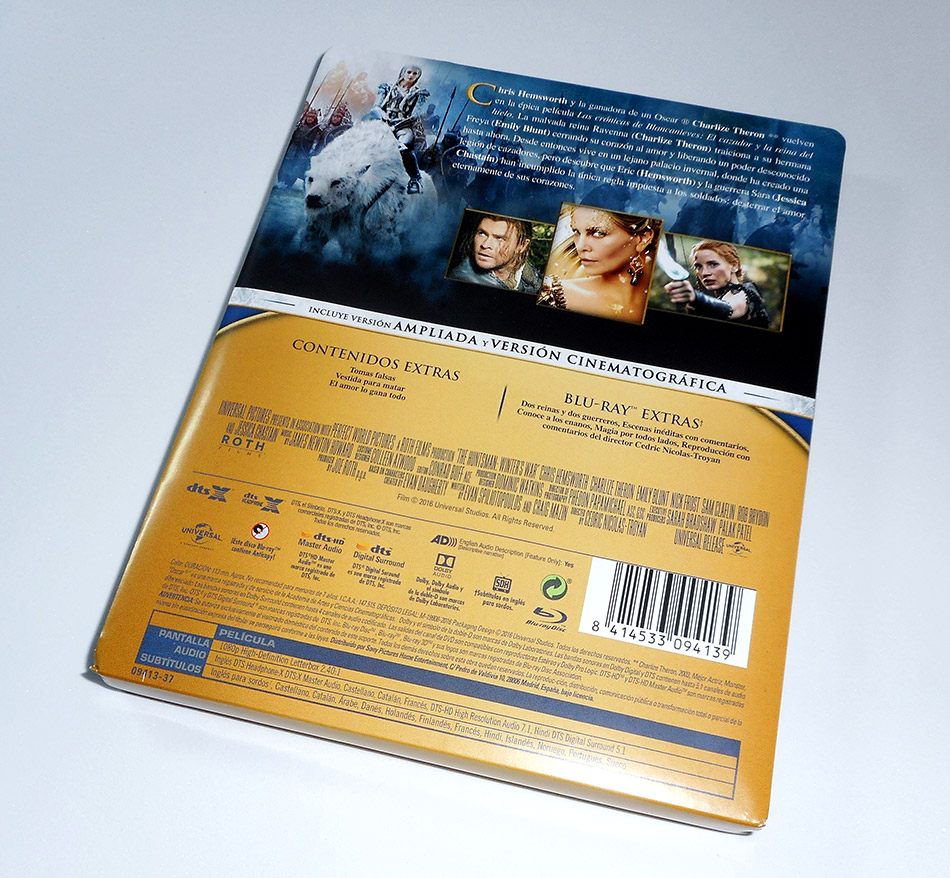 Fotografías del Steelbook de El Cazador y la Reina del Hielo en Blu-ray 3