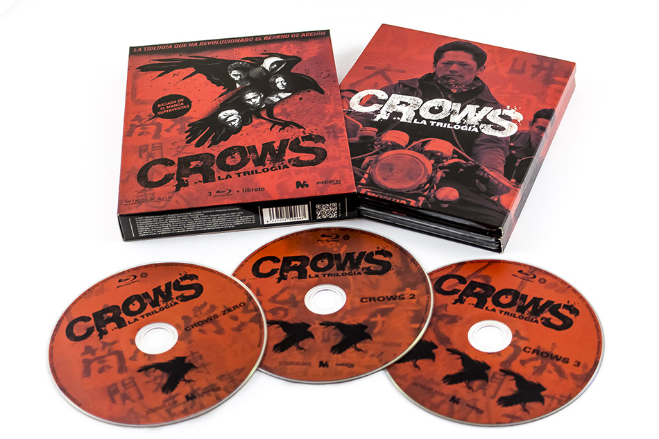 Fotografías del pack con la Trilogía Crows en Blu-ray 15