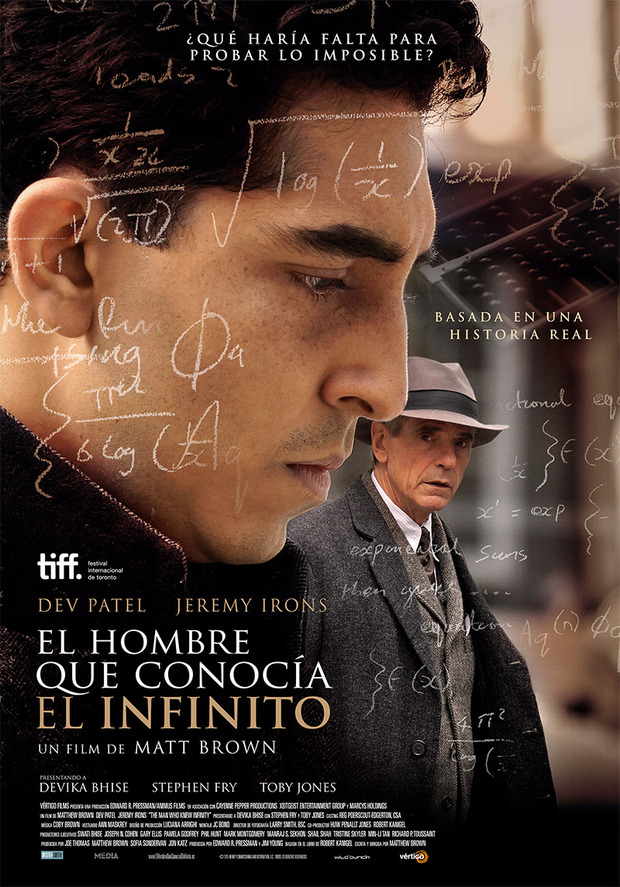 Anuncio oficial del Blu-ray de El Hombre que conocía el Infinito 1