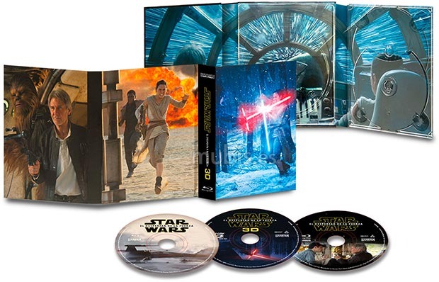 Desvelada la carátula del Blu-ray 3D de Star Wars: El Despertar de la Fuerza - Edición Coleccionista 3