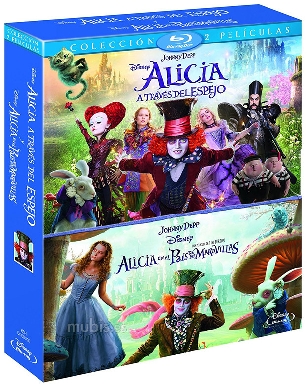 Carátulas de Alicia a través del Espejo en Blu-ray