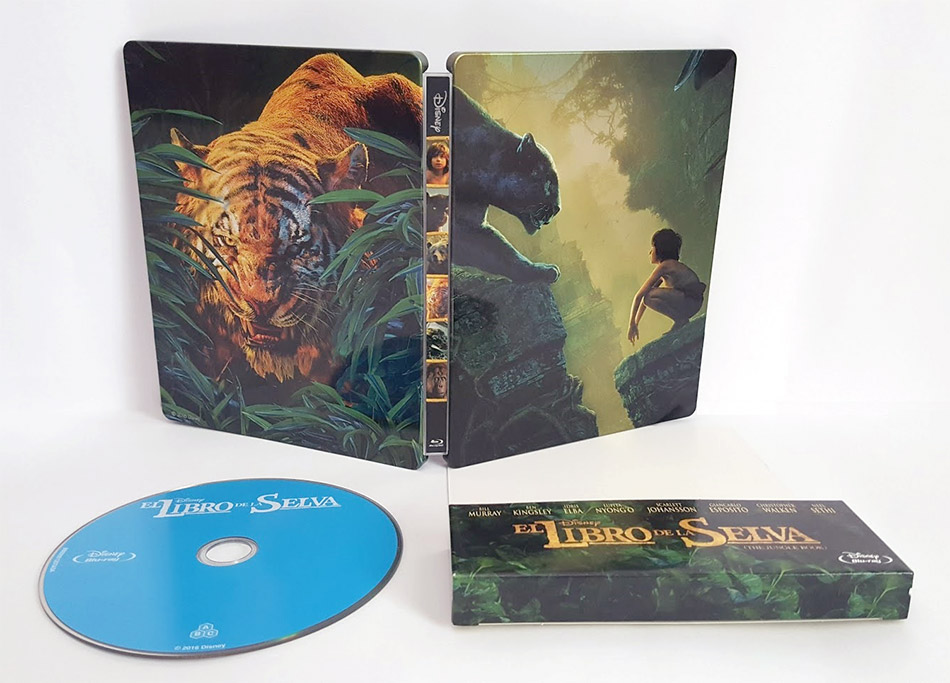 Fotografías del Steelbook de El Libro de la Selva en Blu-ray