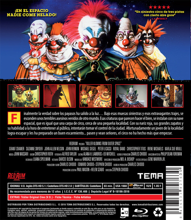 Desvelada la carátula del Blu-ray de Payasos Asesinos 3