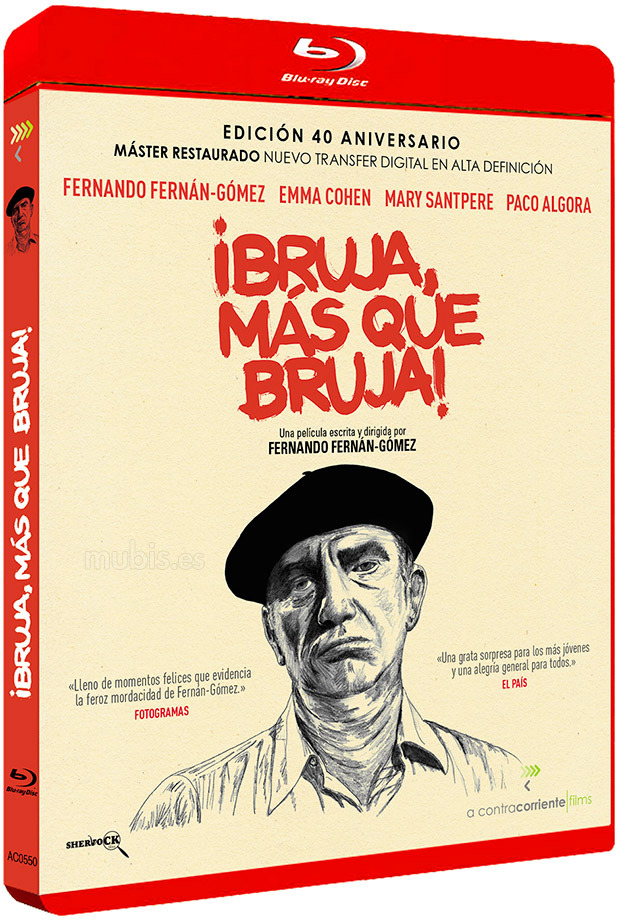 Diseño de la carátula de ¡Bruja, más que Bruja! en Blu-ray 1