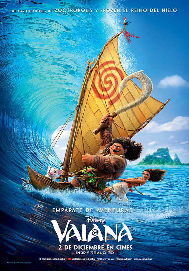 Nuevos pósters de la película Vaiana de Disney