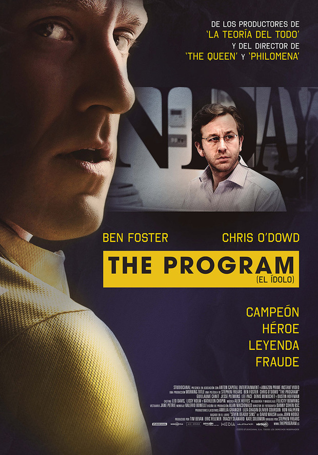 Primeros detalles del Blu-ray de The Program (El Ídolo) 1