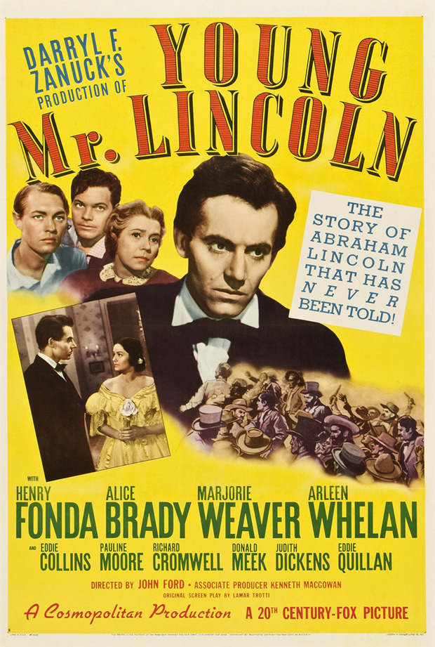 Digipak, libreto y seis horas de extras El Joven Lincoln en Blu-ray