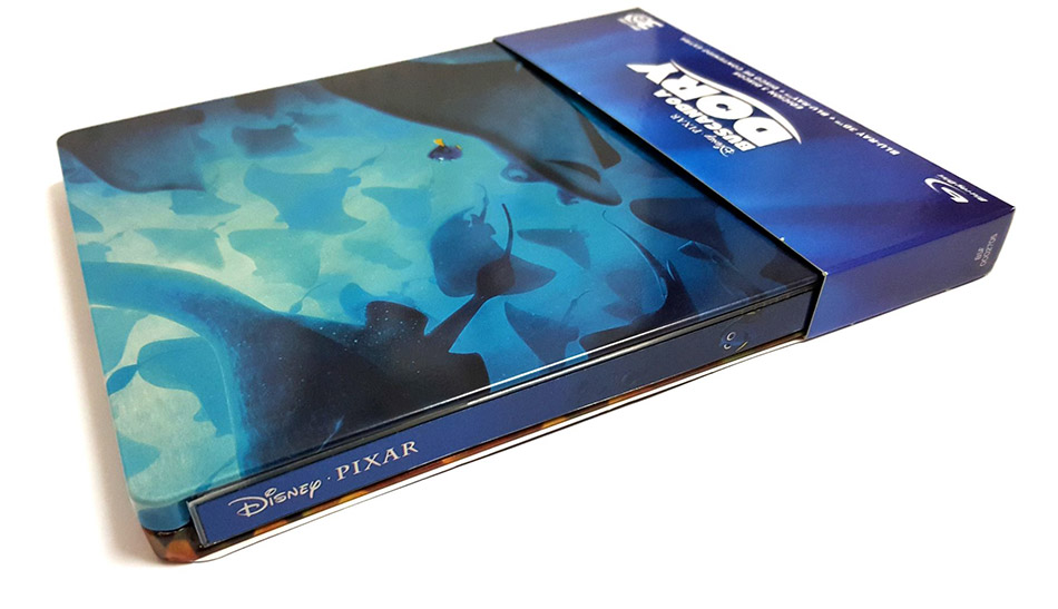 Fotografías del Steelbook de Buscando a Dory en Blu-ray 3D y 2D 6