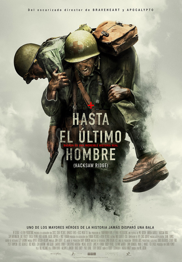 Póster final de Hasta el Último Hombre, el regreso de Mel Gibson