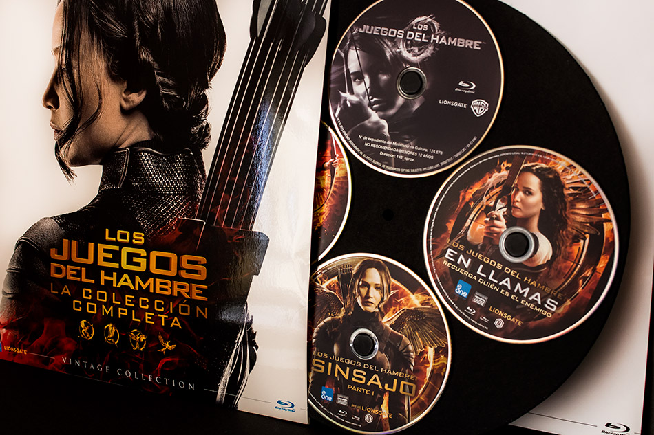 Fotografías del Vinilo con la saga Los Juegos del Hambre en Blu-ray 14