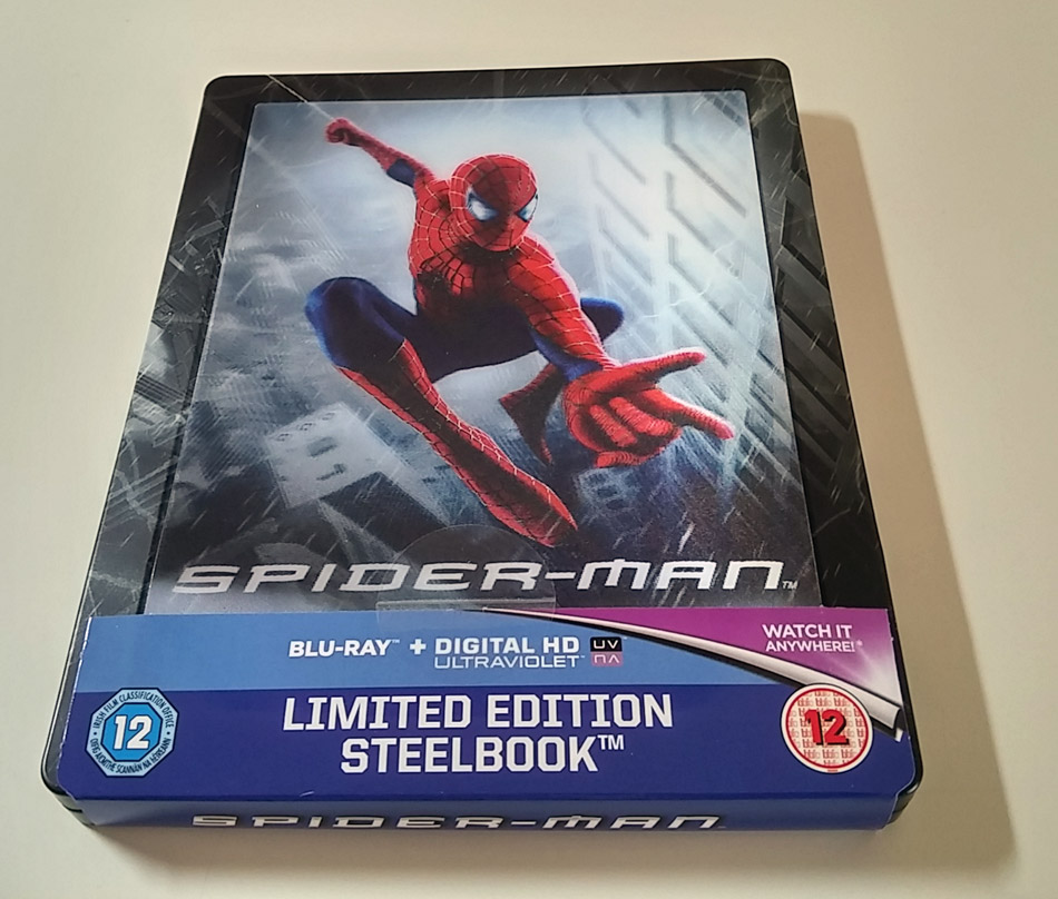 Fotografías del Steelbook lenticular de Spider-Man (Zavvi) 1