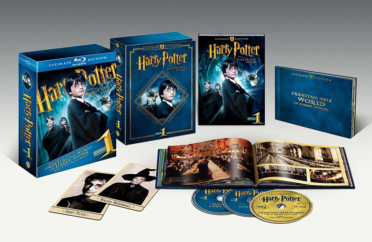 Recopilación completa de Harry Potter en Blu-ray y DVD