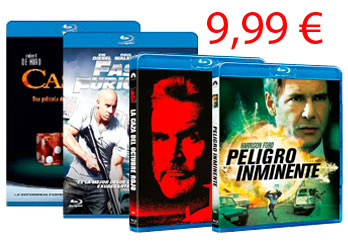 Más de 200 títulos en Blu-ray a elegir por sólo 9,99 euros