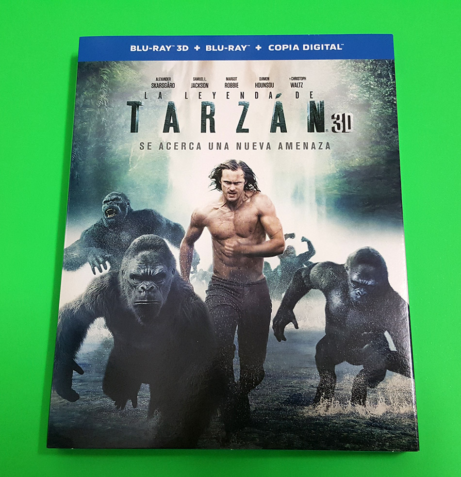 Fotografías de La Leyenda de Tarzán en Blu-ray 3D con funda 1