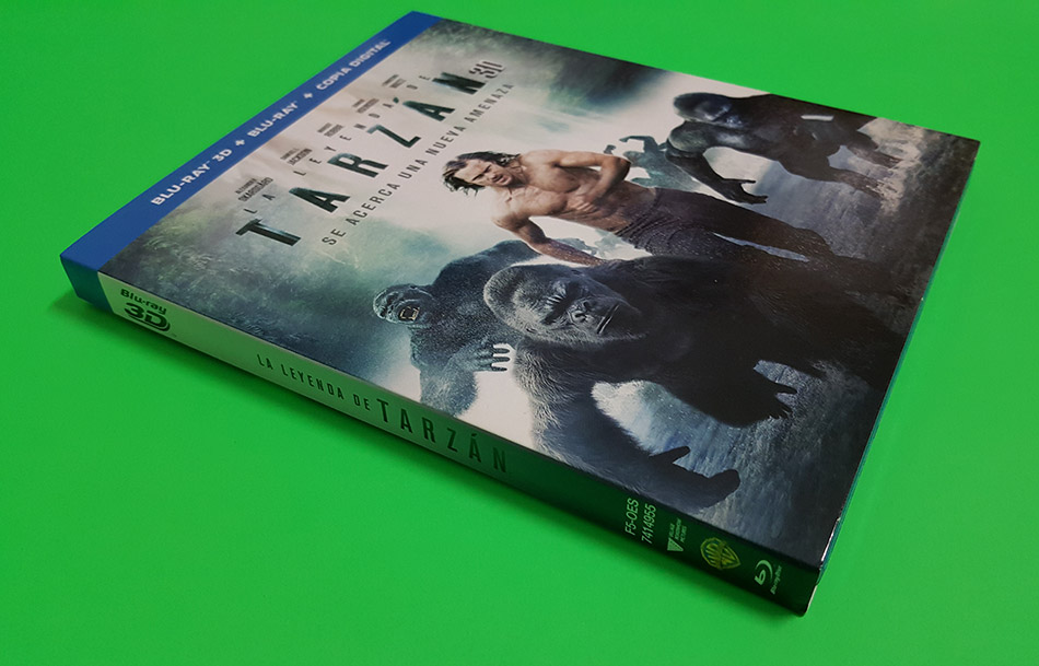 Fotografías de La Leyenda de Tarzán en Blu-ray 3D con funda 2