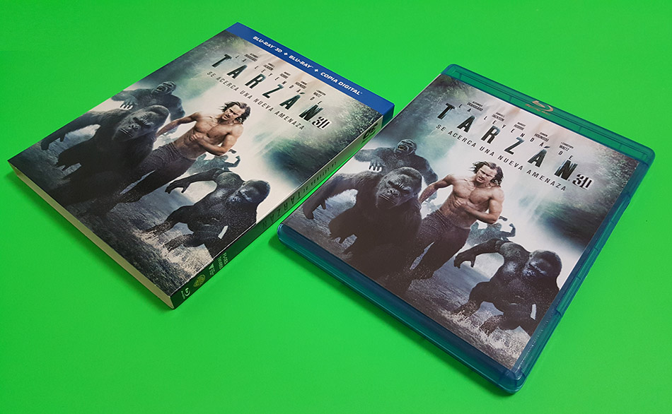 Fotografías de La Leyenda de Tarzán en Blu-ray 3D con funda 14