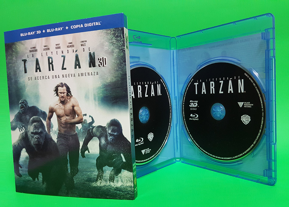 Fotografías de La Leyenda de Tarzán en Blu-ray 3D con funda 15