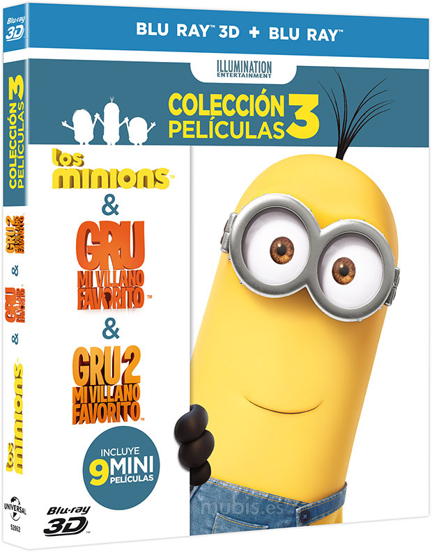 Oferta Chrono: Pack Gru, Gru 2 y Los Minions en Blu-ray 3D y 2D
