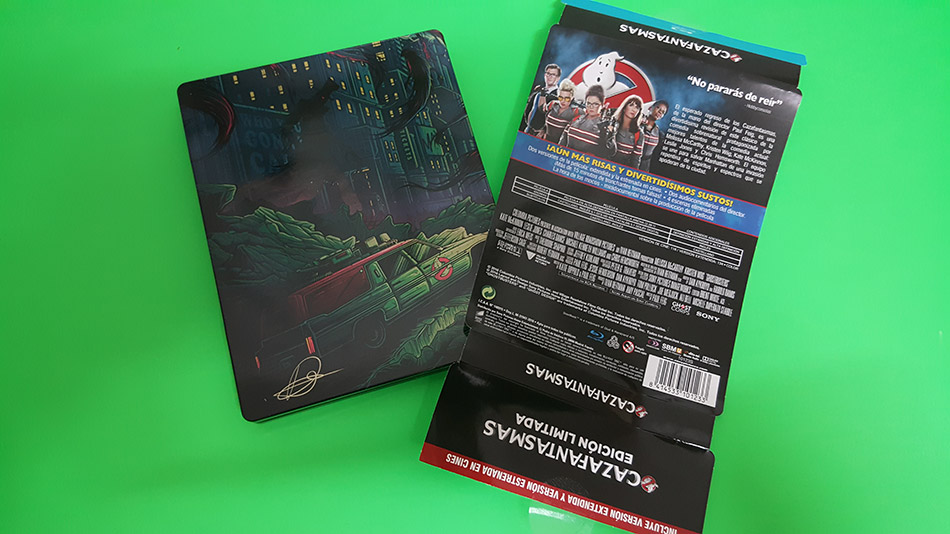 Fotografías del Steelbook de Cazafantasmas en Blu-ray (Fnac) 5