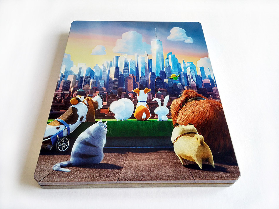 Fotografías del Steelbook exclusivo de Mascotas en Blu-ray 4